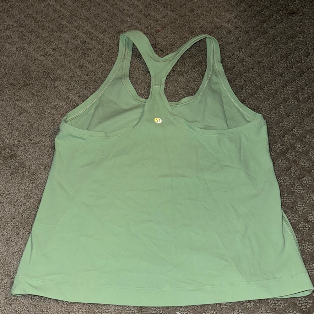 Mint green work out tank